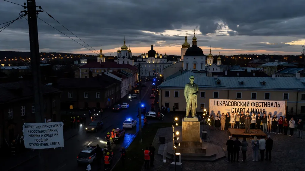 Ярославль гремит событиями. Свет погас, но город не остановился
